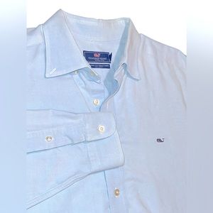 Vineyard Vines Whale Fit Whale Shirt size XL Light Blue